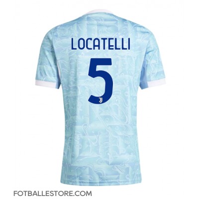 Juventus Manuel Locatelli #5 Bortedrakt 2025-26 Kortermet Juventus Manuel Locatelli #5 Bortedrakt 2025-26 Kortermet